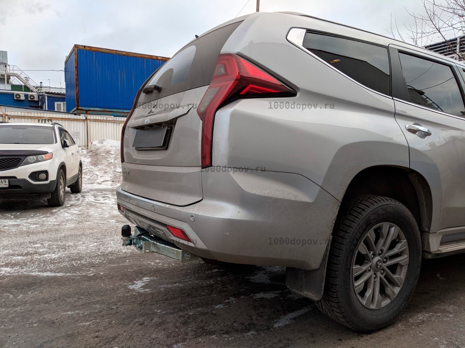 Фаркоп Motodor 91313-FE Mitsubishi Pajero Sport 2021-н.в. (оцинк.) — рисунок 3