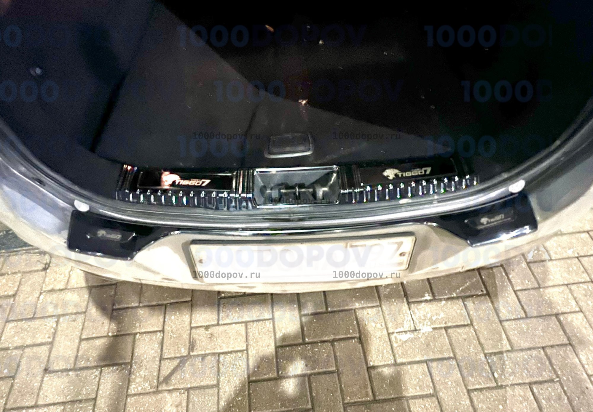 Накладки в проем багажника и на задний бампер для Chery Tiggo 7 pro 2021-н.в — рисунок 9