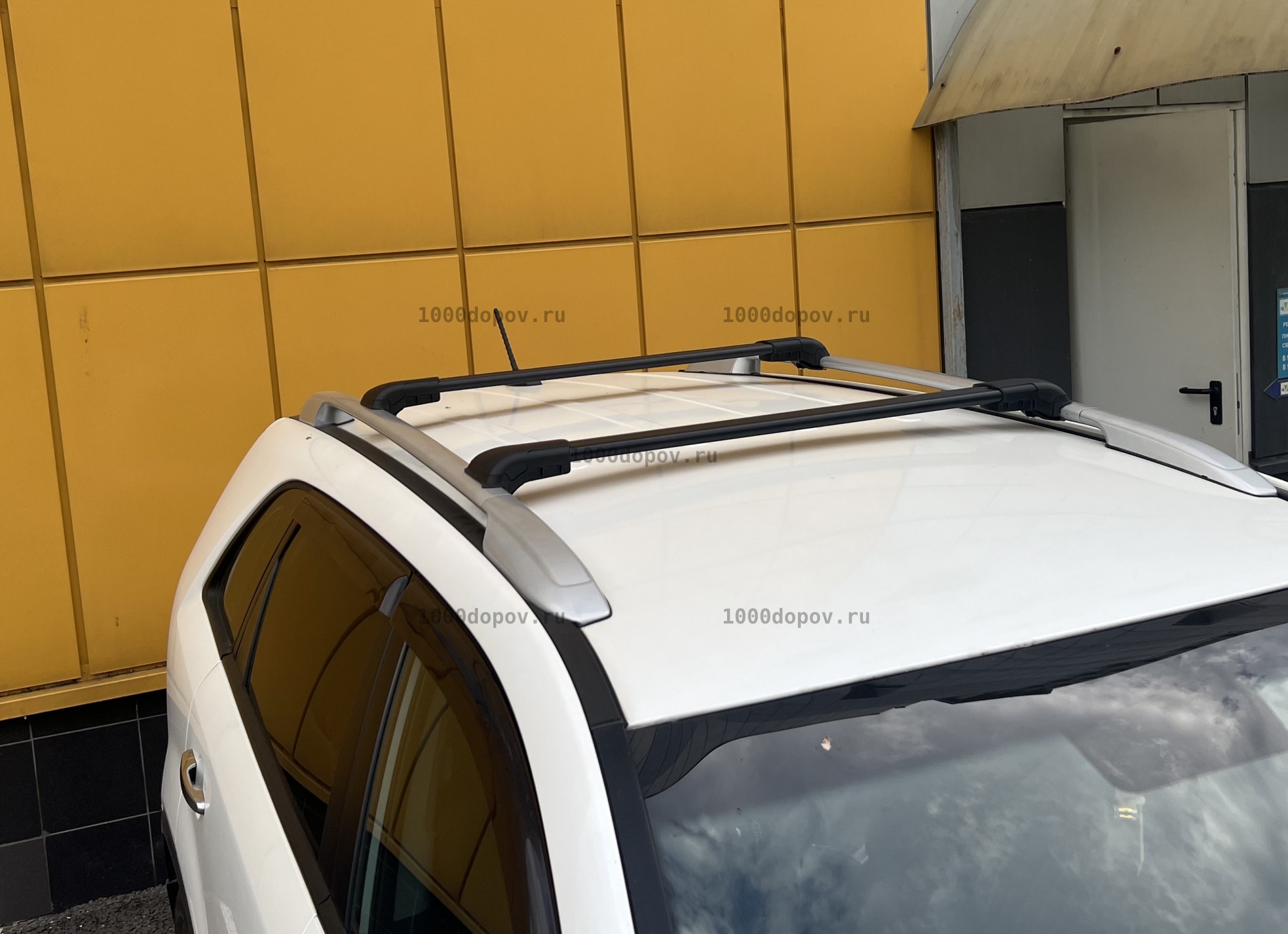 Багажник на рейлинги Kia Sorento XM 2012-2020 поперечины черный — рисунок 6