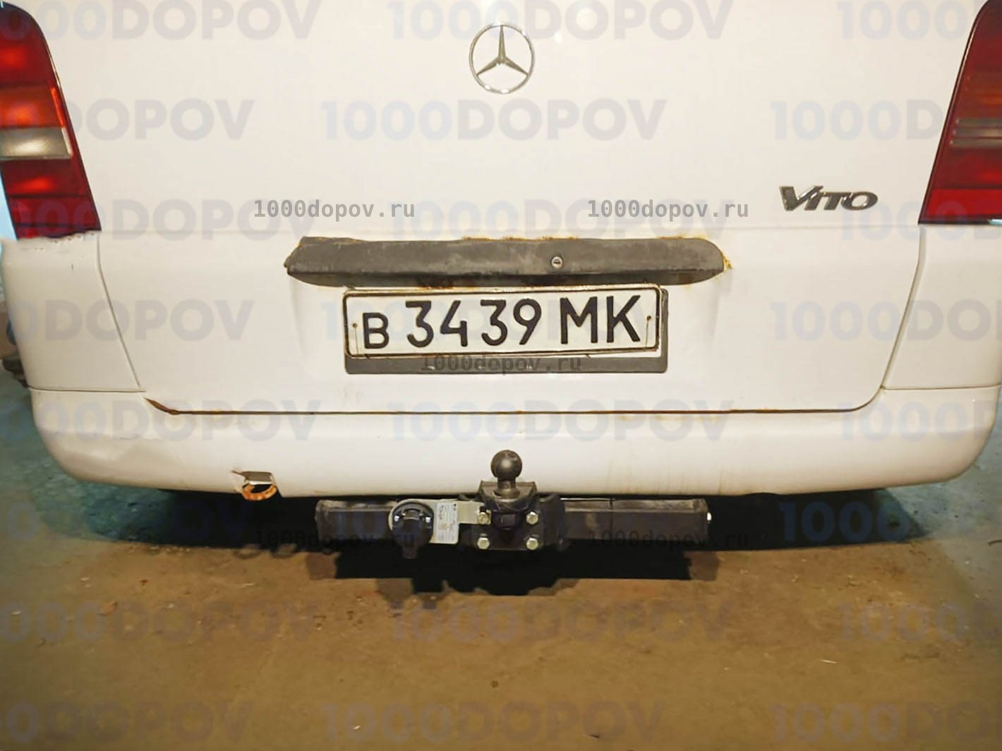 Фаркоп Avtos MB 03 Mercedes Vito 1996-2003 — рисунок 6