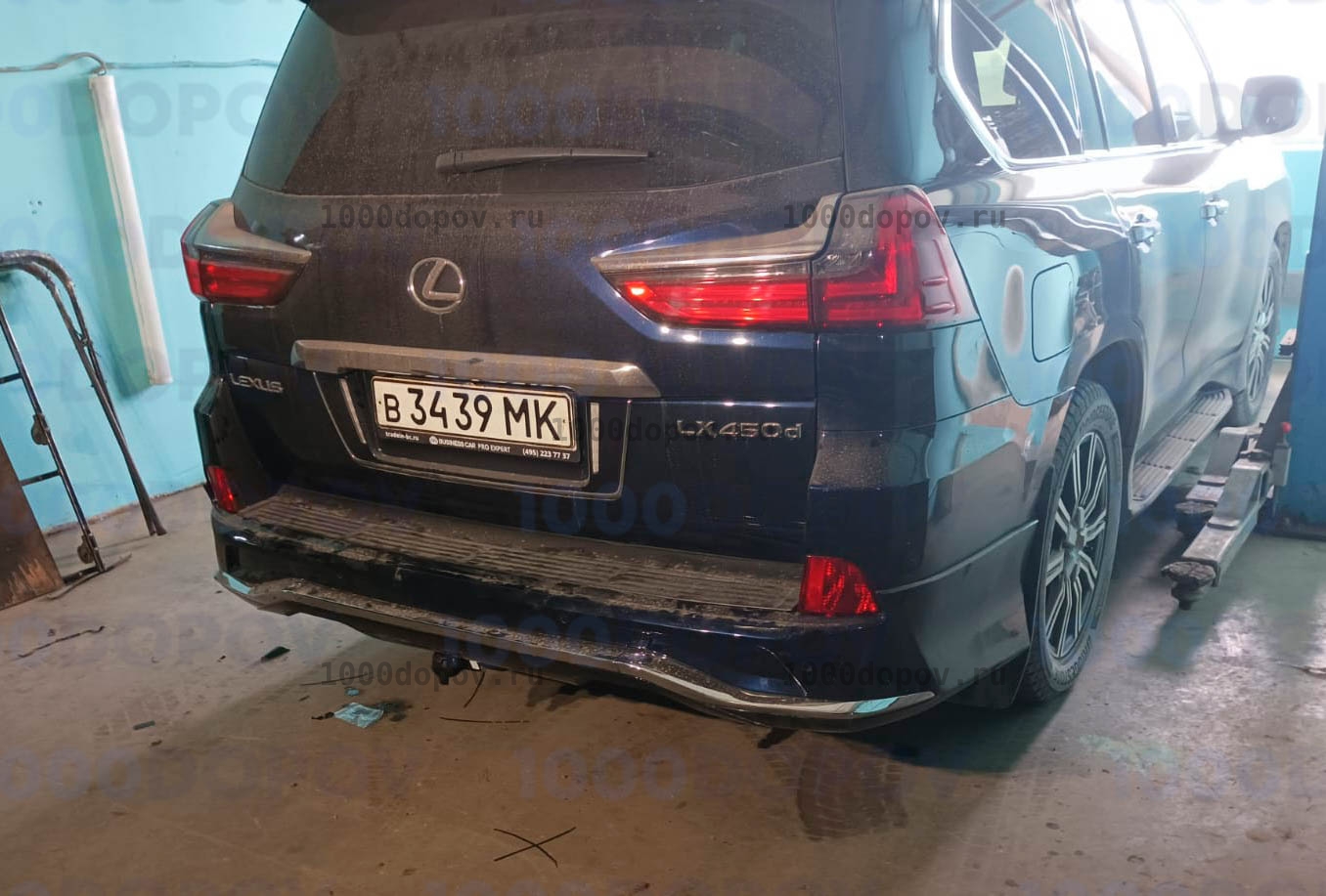 Фаркоп Steinhof T-172 Lexus LX 570 2007-н.в. (быстросъемный) — рисунок 10