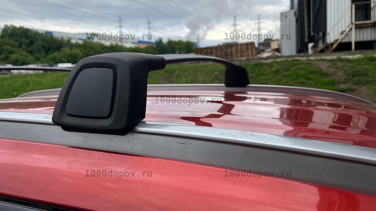 Багажник на рейлинги Hyundai Santa Fe 2019-2023 штатный — рисунок 8
