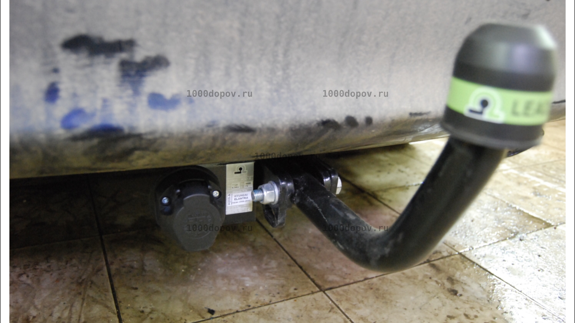 Фаркоп Leader Plus H209-A Hyundai Elantra (HD) 2006-2010 — рисунок 3