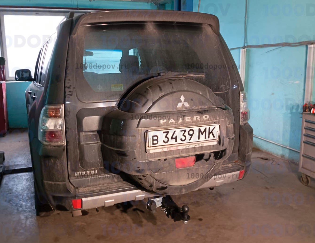 Фаркоп Трейлер 7121 Mitsubishi Pajero 3, 4 2000-н.в. — рисунок 1
