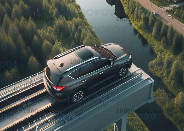 Рейлинги на TOYOTA RAV4 2012-2019 серые — рисунок 1