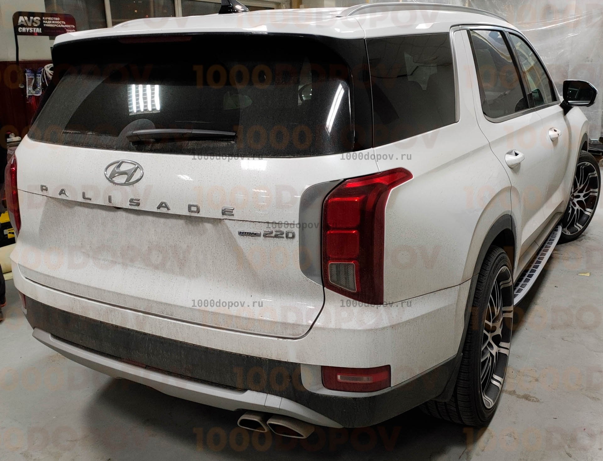 Пороги подножки на Hyundai Palisade 2018-2025 — рисунок 22