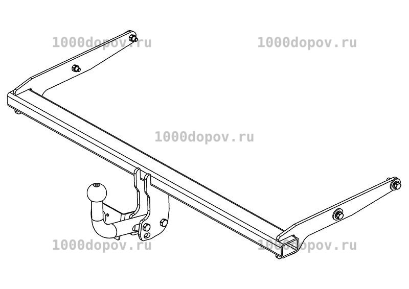 Фаркоп Avtos MZ 02 Mazda 5 2007-н.в. — рисунок 7