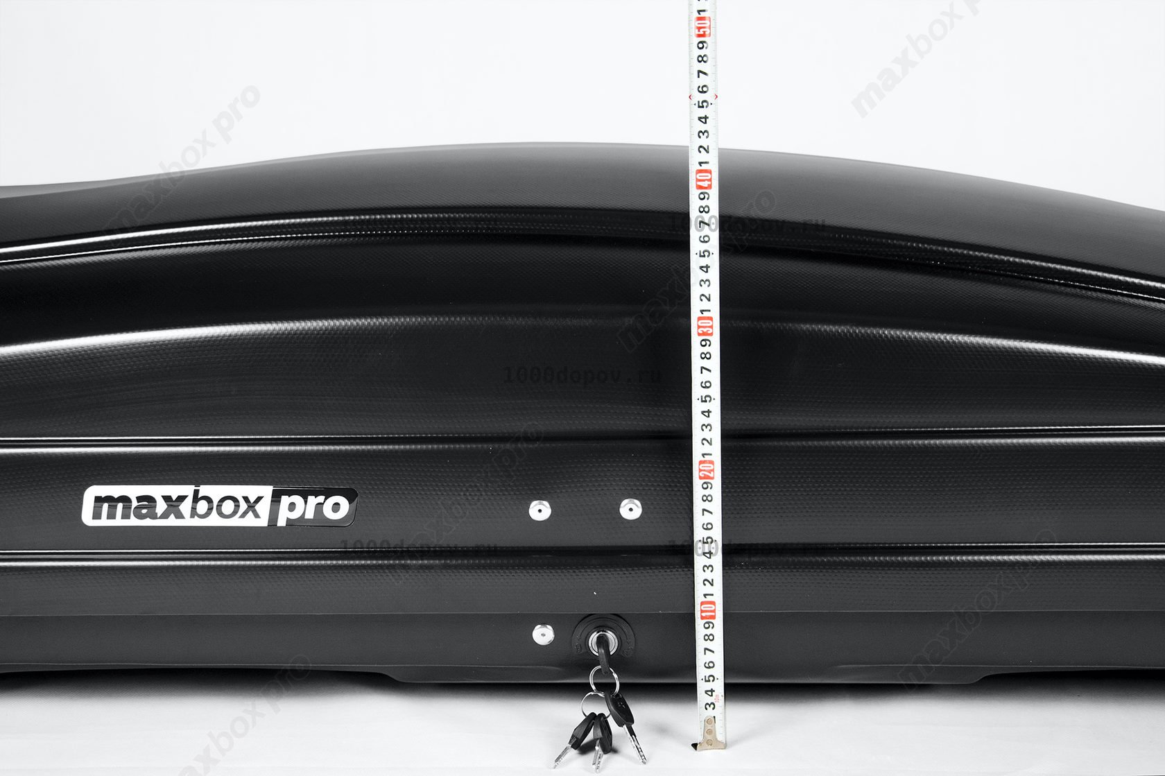 Автобокс MaxBox PRO 520 (большой) карбон черный — рисунок 12