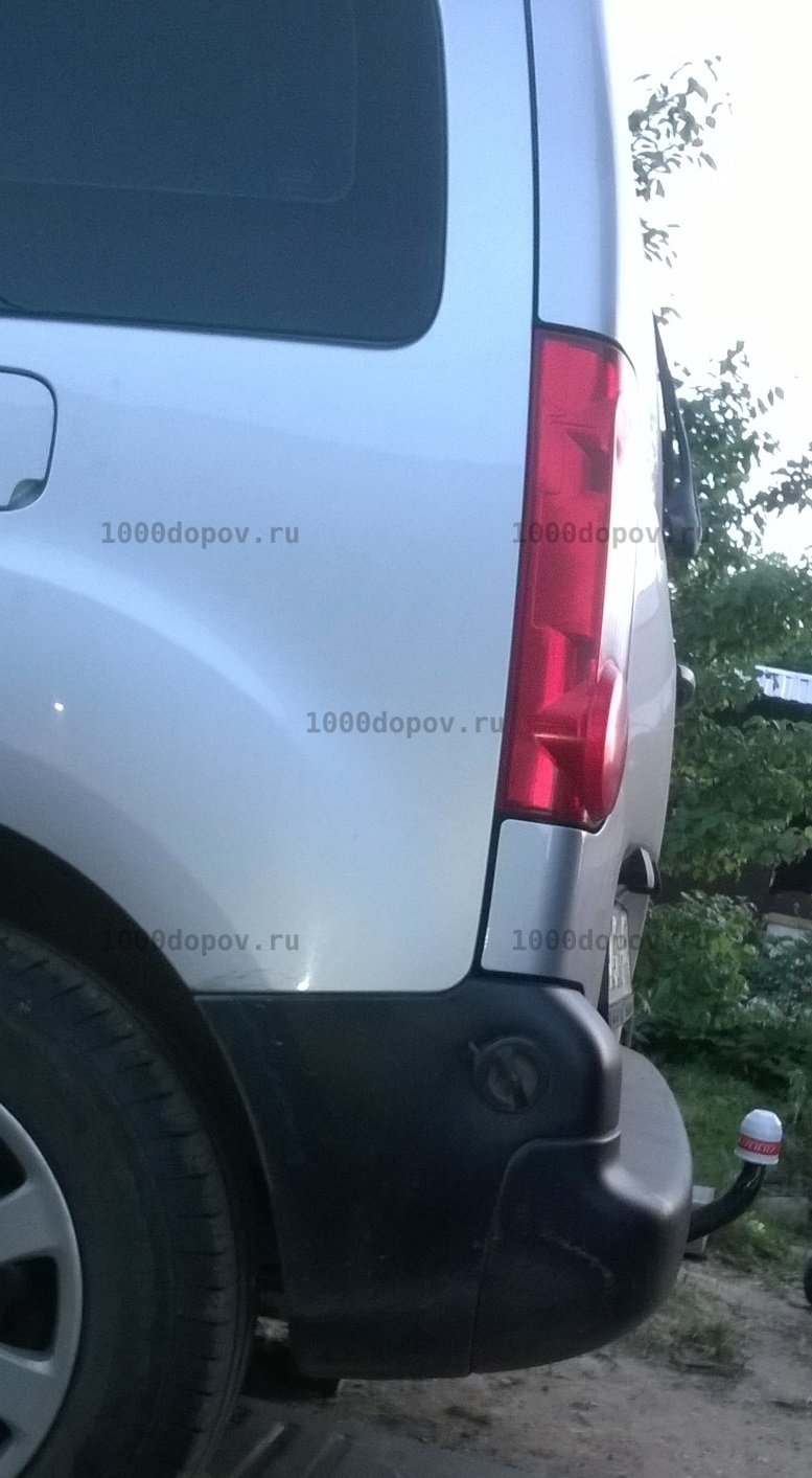 Фаркоп Трейлер 9510 Peugeot Partner Tepee L1 2008-н.в. (кроме Aridgen) — рисунок 23