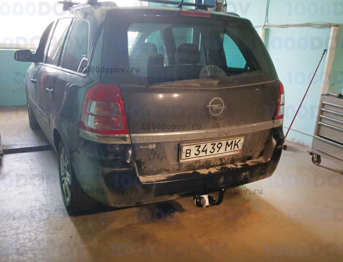 Фаркоп Leader Plus O104-A Opel Zafira (F75/B) 1998-2005/2005-2012 — рисунок 1
