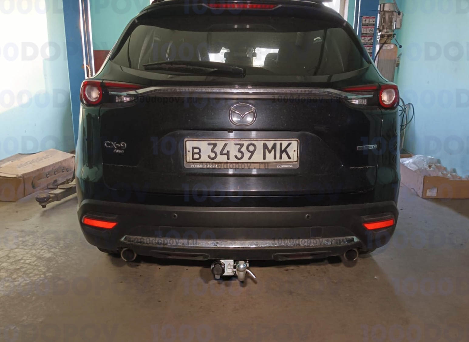 Фаркоп Leader Plus M309-BA Mazda CX-9 2 (TC) 2016-н.в. — рисунок 5