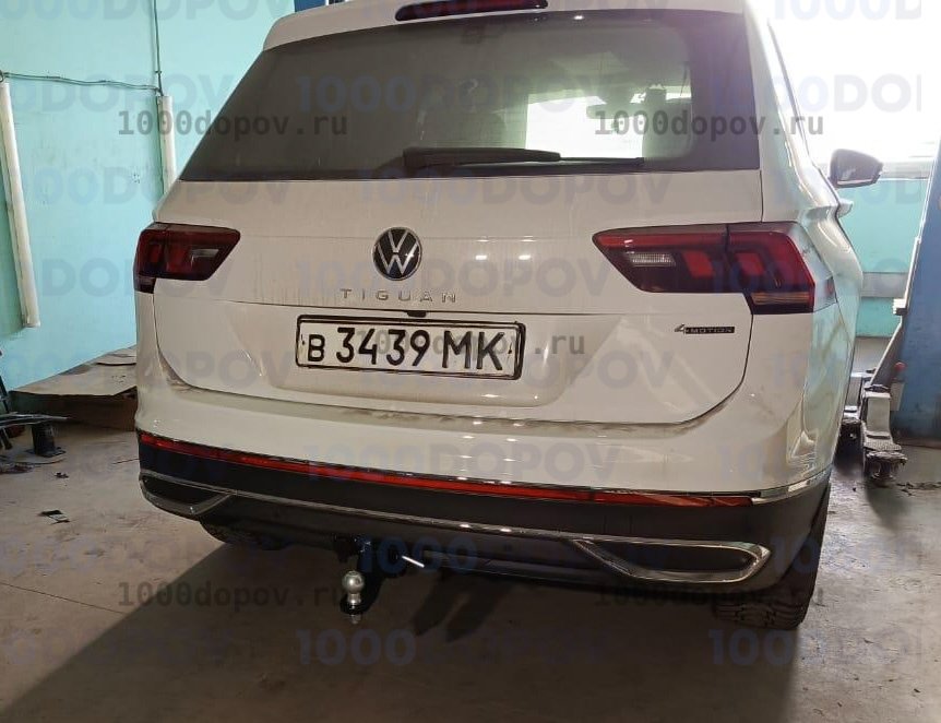 Фаркоп Leader Plus V123-E Volkswagen Tiguan (5N1) 2007-2011  (5N2) 2011-2016 — рисунок 1