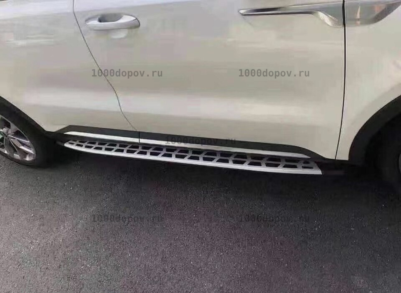 Пороги подножки на Hyundai Santa Fe 5 2024 — рисунок 10