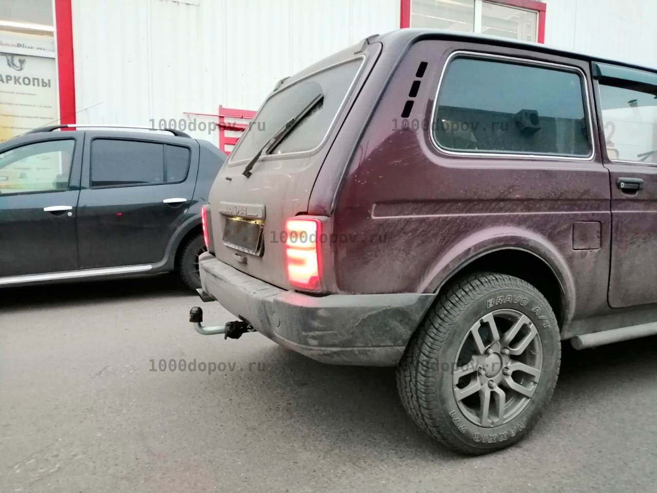 Фаркоп Motodor 92105-A ВАЗ 2121, 2121 Urban 1997-н.в.(оцинк. Шар) — рисунок 7