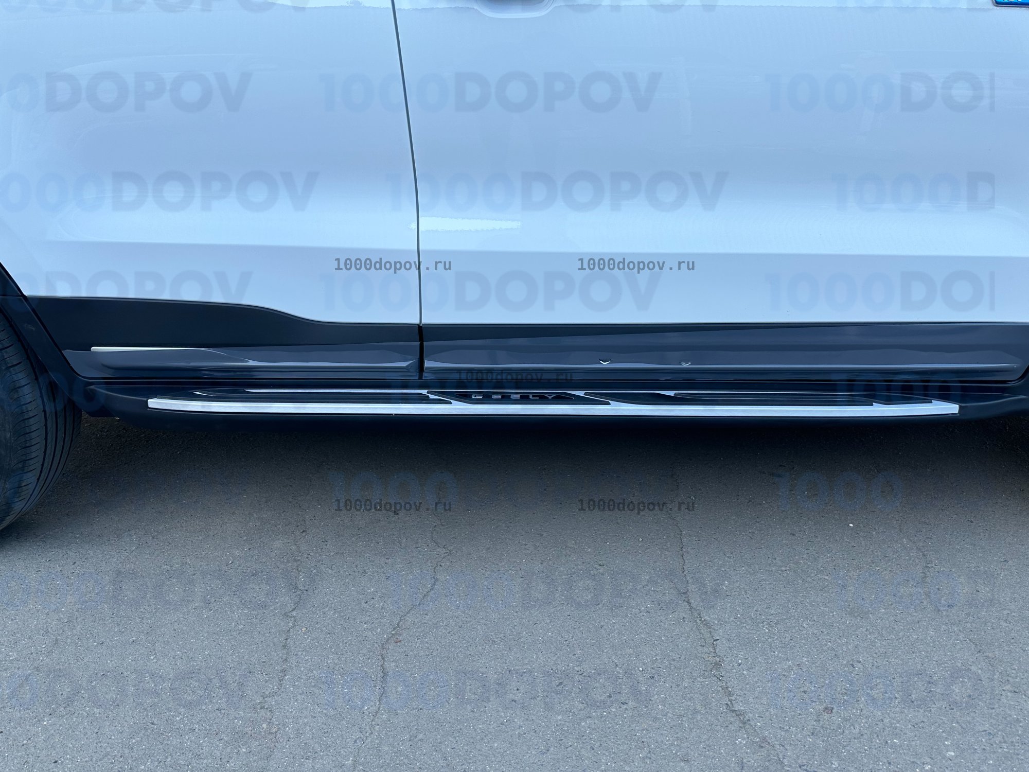 Интегрированные Пороги подножки на Geely Atlas PRO 2021-н.в 2 — рисунок 20