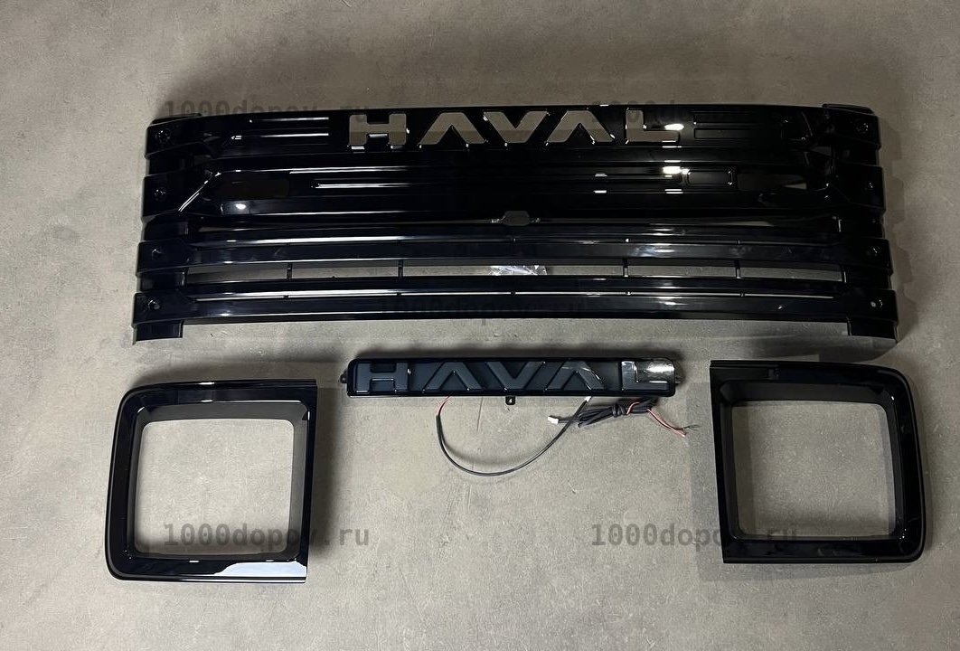 Решетка радиатора на Haval H9 2024-н.в — рисунок 5