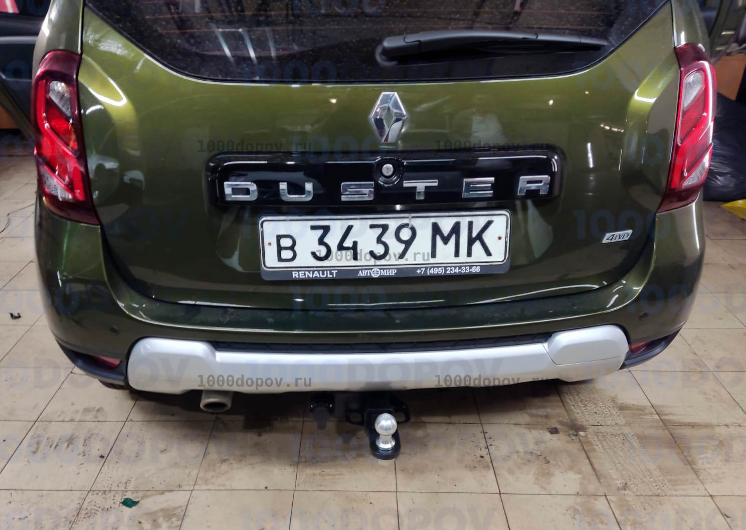 Фаркоп PT GROUP NTE-12-991122.00 Renault DUSTER c 2012 -н.в. — рисунок 3