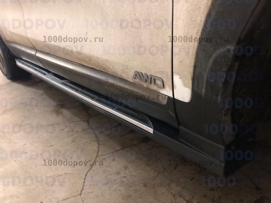 Пороги подножки на Kia Sorento Prime 2014-2020 — рисунок 9