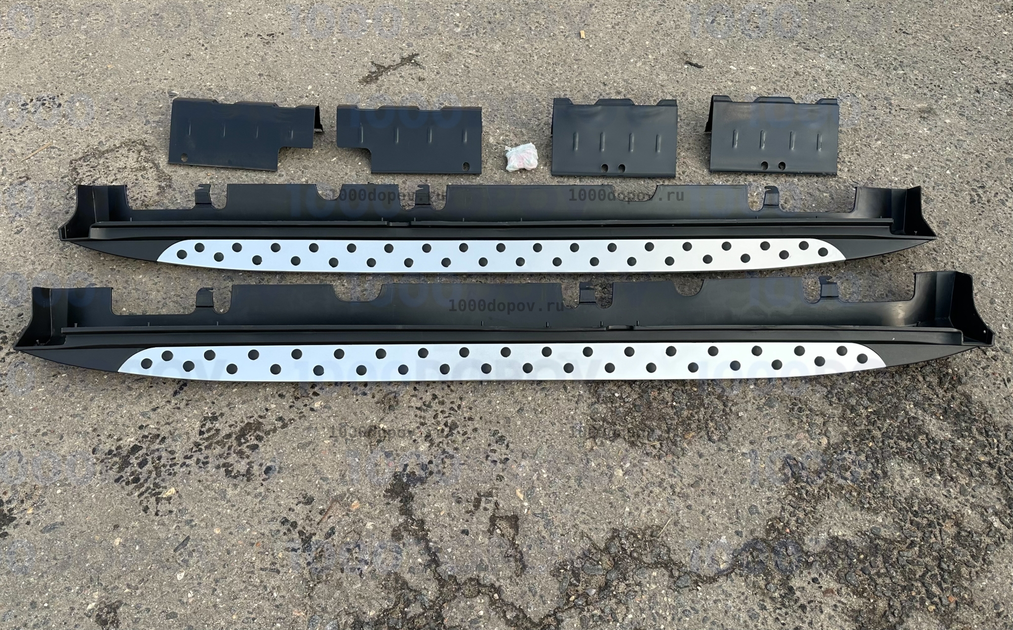 Пороги подножки на Hyundai Santa Fe 2 2006-2012 — рисунок 4