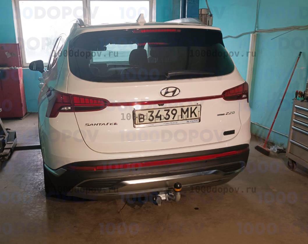 Фаркоп Motodor 91008-A Hyundai Santa Fe 2021-2023 (оцинк. шар) — рисунок 1