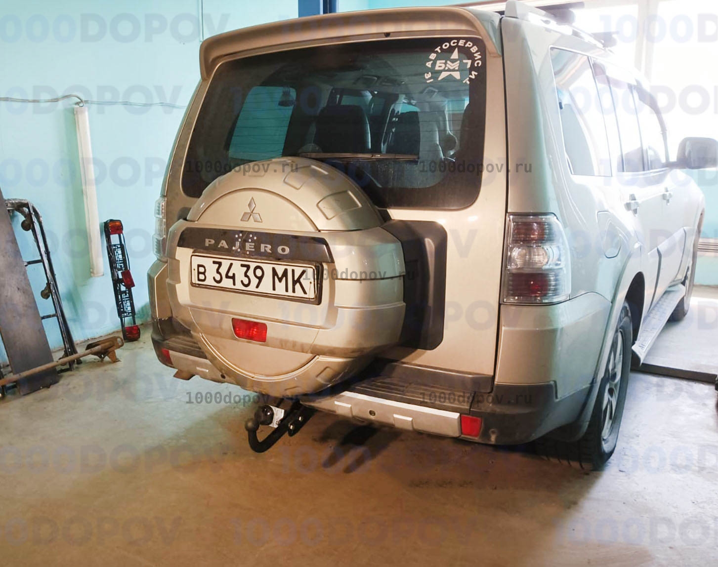 Фаркоп Avtos MI 26 Mitsubishi Pajero 4 2007-н.в. — рисунок 2