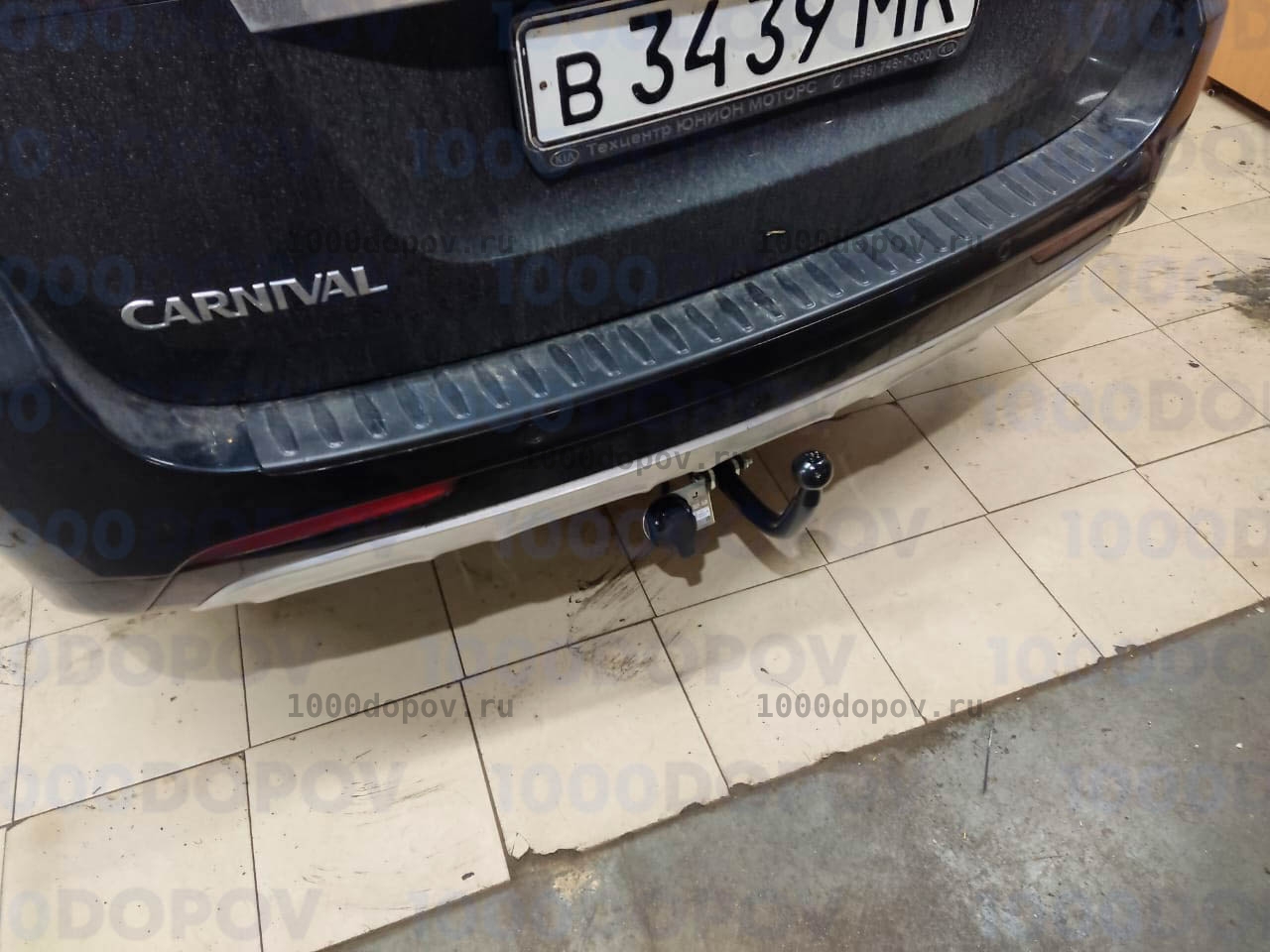 Фаркоп Leader Plus K133-A Kia Carnival III (YP) 2014 - 2021 г.в. — рисунок 11