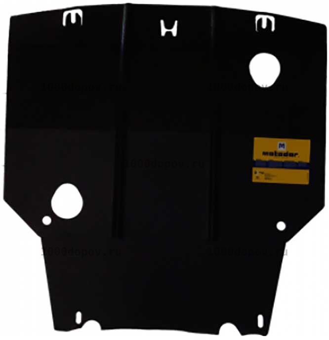 Защита Motodor 00814  Honda Fit 2002-2008 (Картер,КПП) — рисунок 1