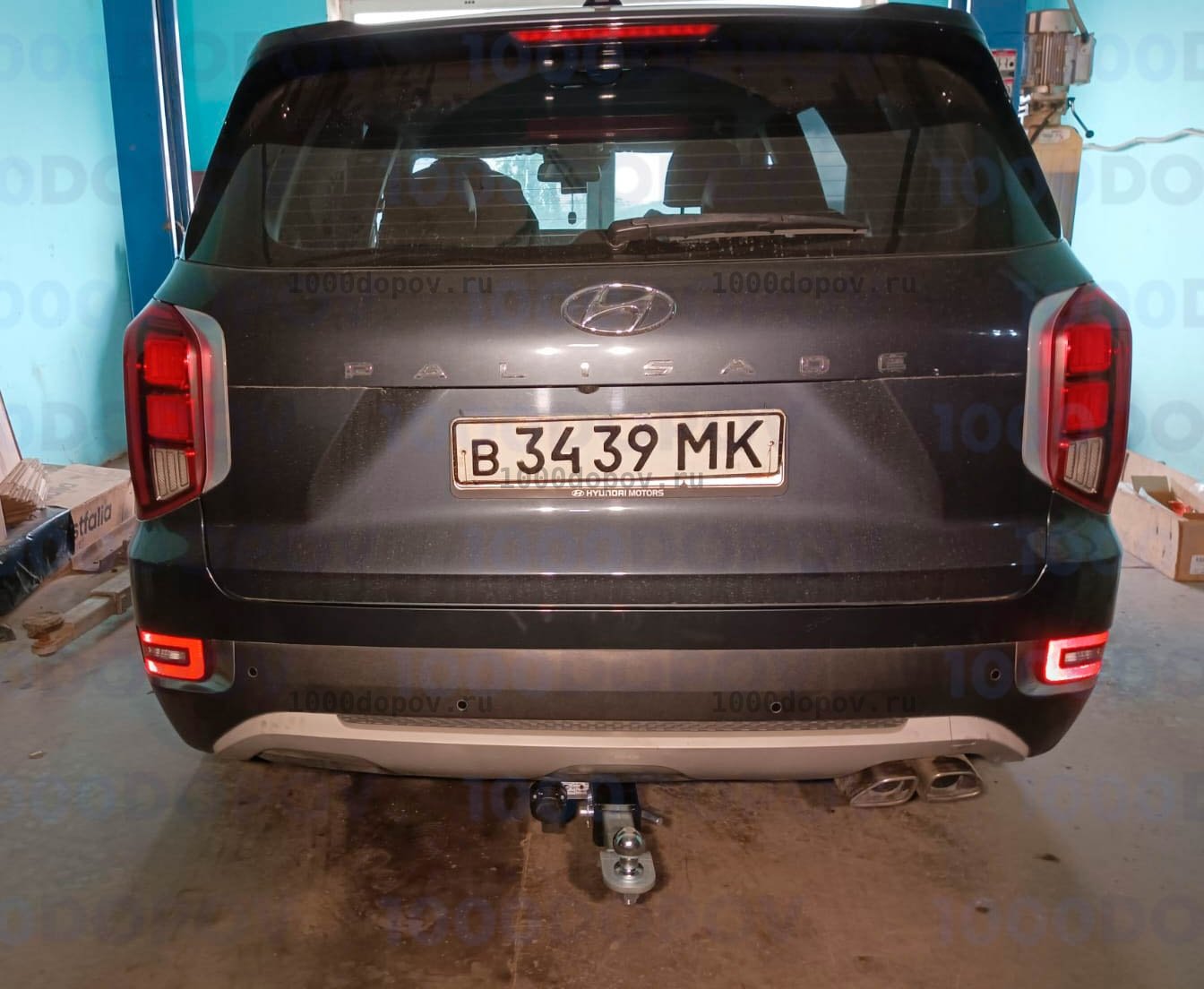 Фаркоп Motodor 90915-E Hyundai Palisade 2020-2025 (оцинк. шар) — рисунок 2