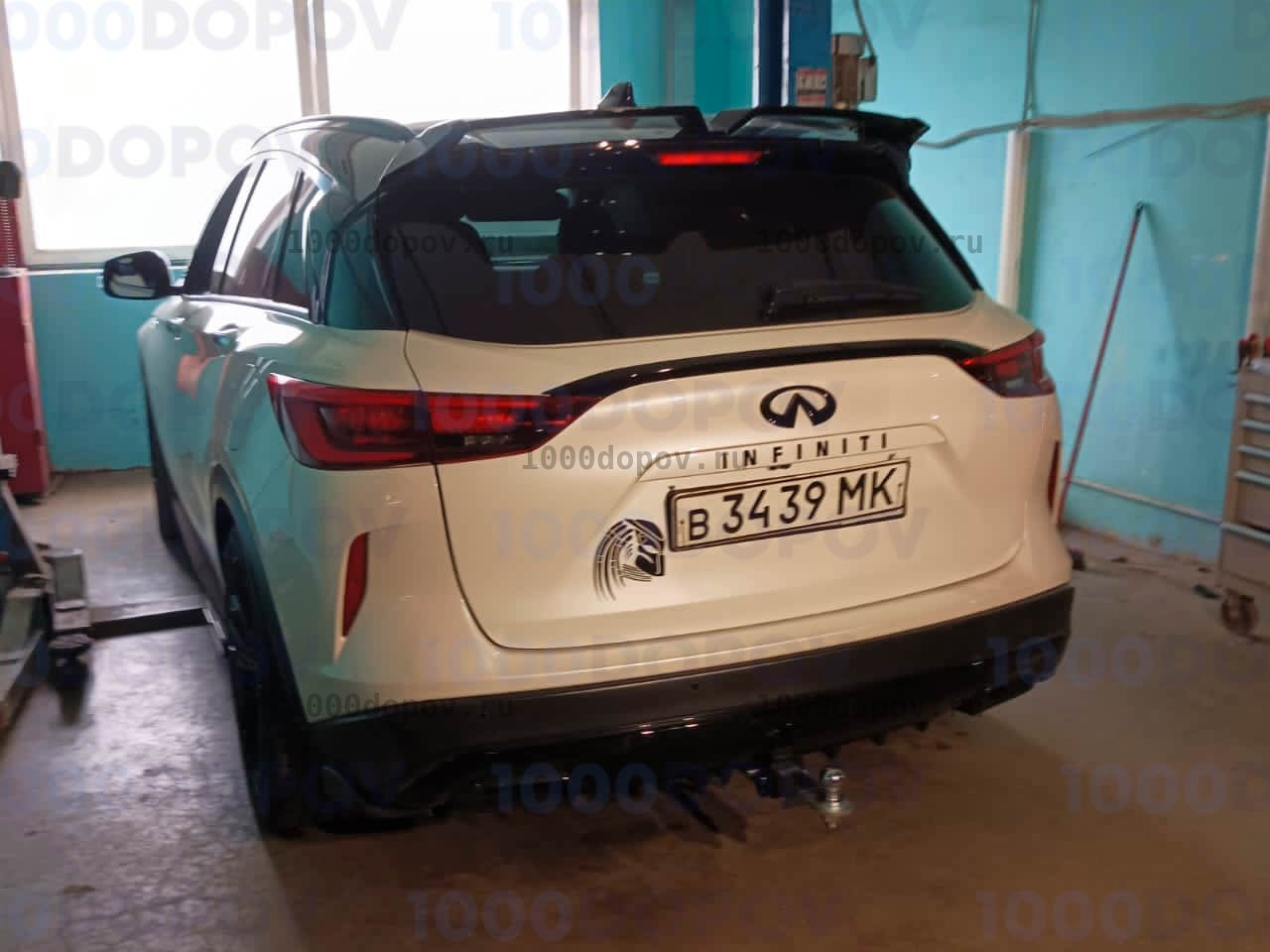 Фаркоп Motodor 98003-E Infiniti QX50 2018 - н.в (хром. Шар) — рисунок 2