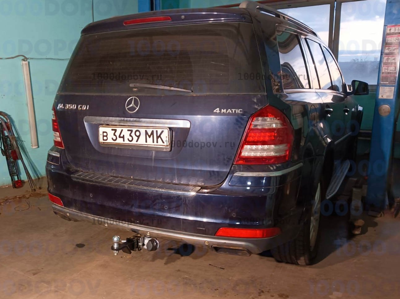 Фаркоп Leader Plus M205-E Mercedes GL-Class (W164) 2005-2012 / GL-Class (W166) 2012-2016 — рисунок 1