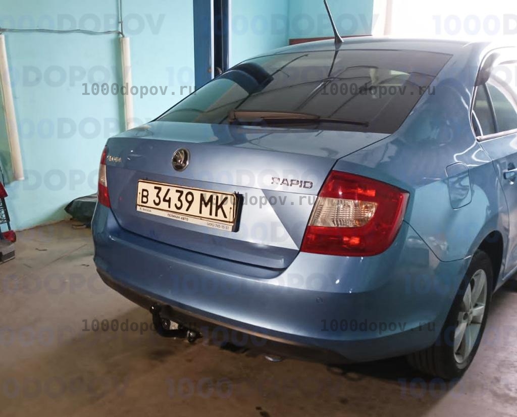 Фаркоп Leader Plus V125-A Skoda Rapid (NH) 2012-н.в. — рисунок 1