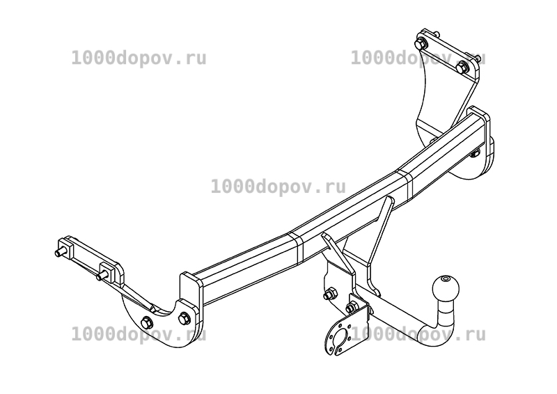 Фаркоп Avtos HY 31 Hyundai i40 2012-н.в. — рисунок 7