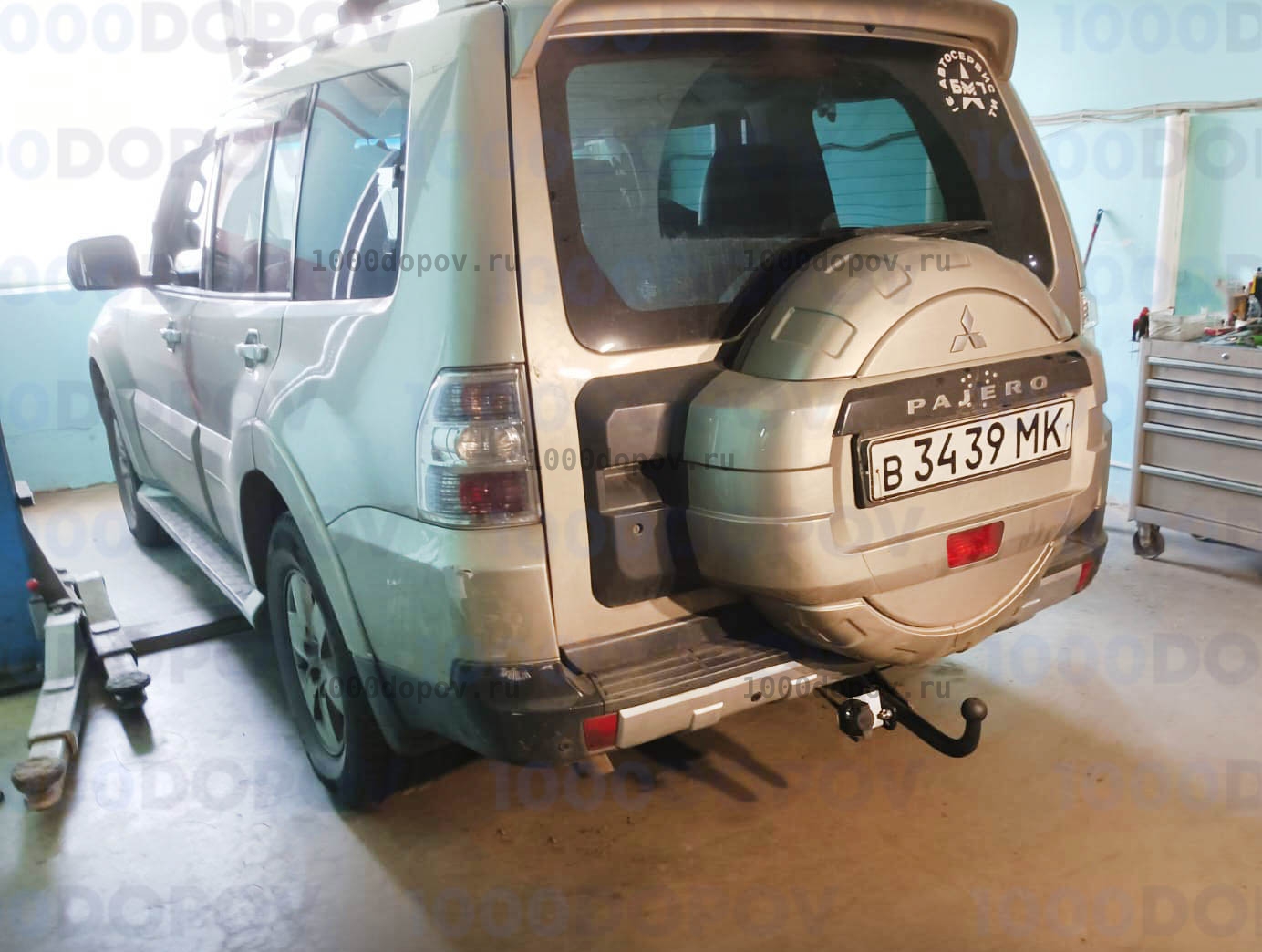 Фаркоп Avtos MI 26 Mitsubishi Pajero 4 2007-н.в. — рисунок 1