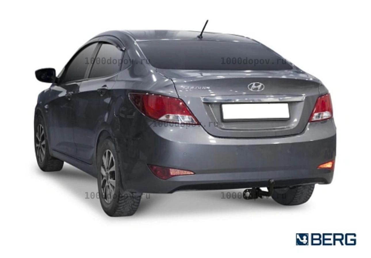 Фаркоп BERG F.2313.001 Hyundai Solaris 1 2010-2017 — рисунок 7