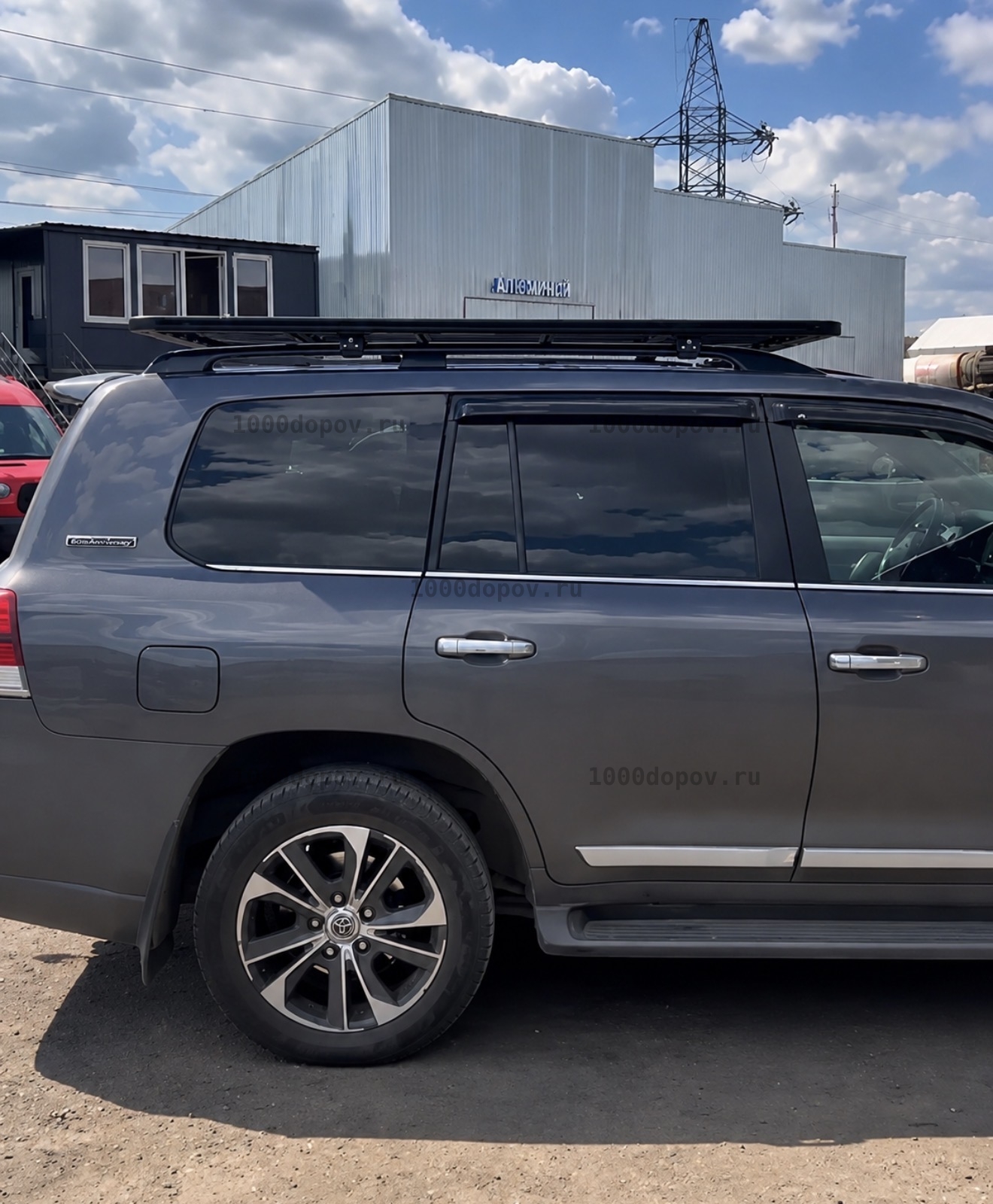 Багажник - корзина на крышу для Toyota Land Cruiser 200 — рисунок 1