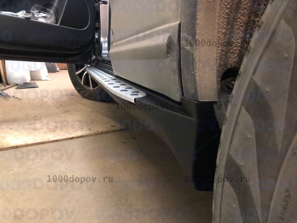 Пороги подножки на KIA Sorento 2009-2021 (Стиль BMW) — рисунок 4