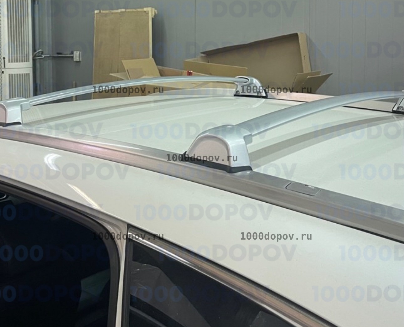 Комплект Багажник и Рейлинги Honda CR-V 5 2017-2022 серебро — рисунок 2