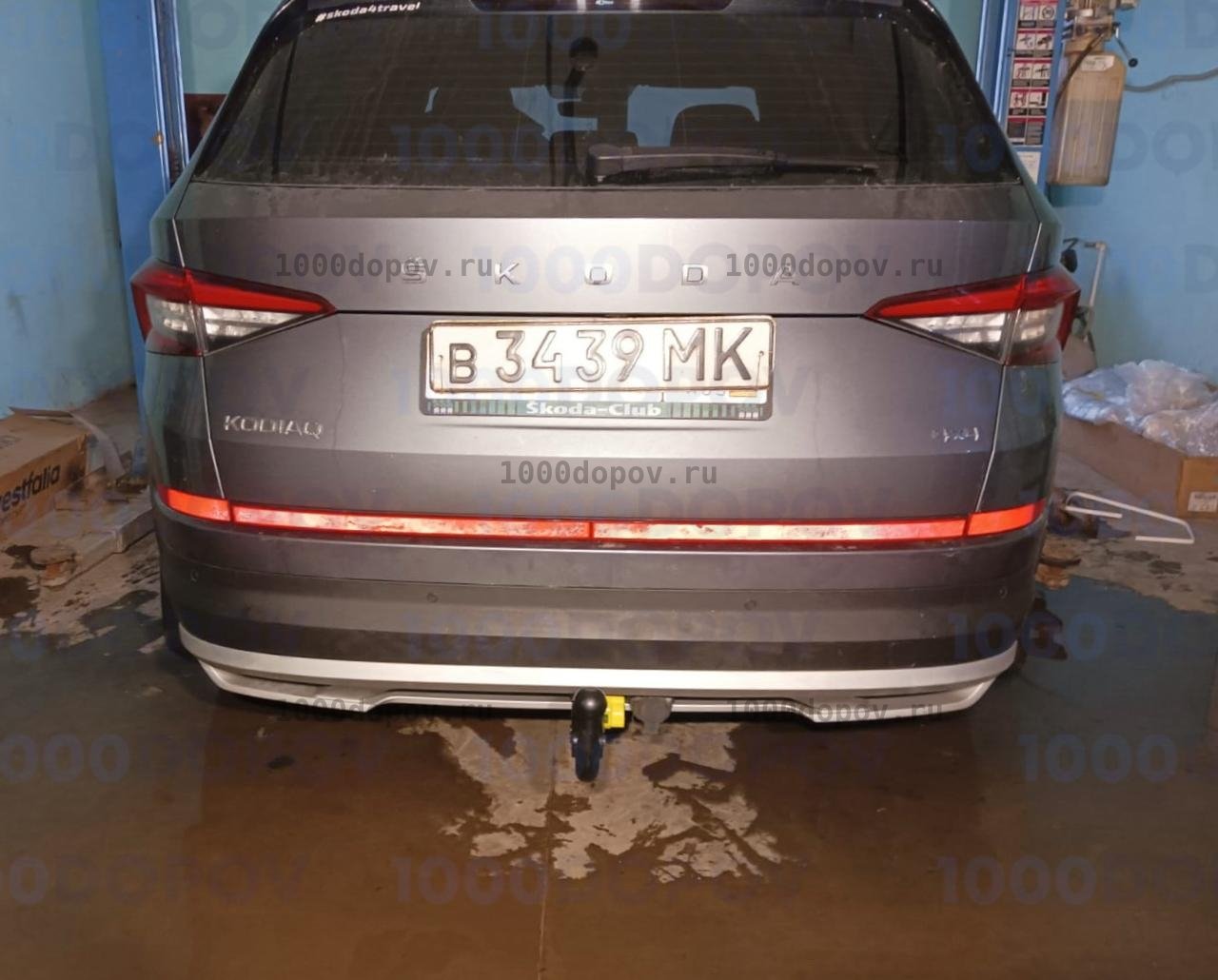 Фаркоп BERG F.5111.003 Skoda Octavia 2013-2020, 2020-н.в. (быстросъемный) — рисунок 3