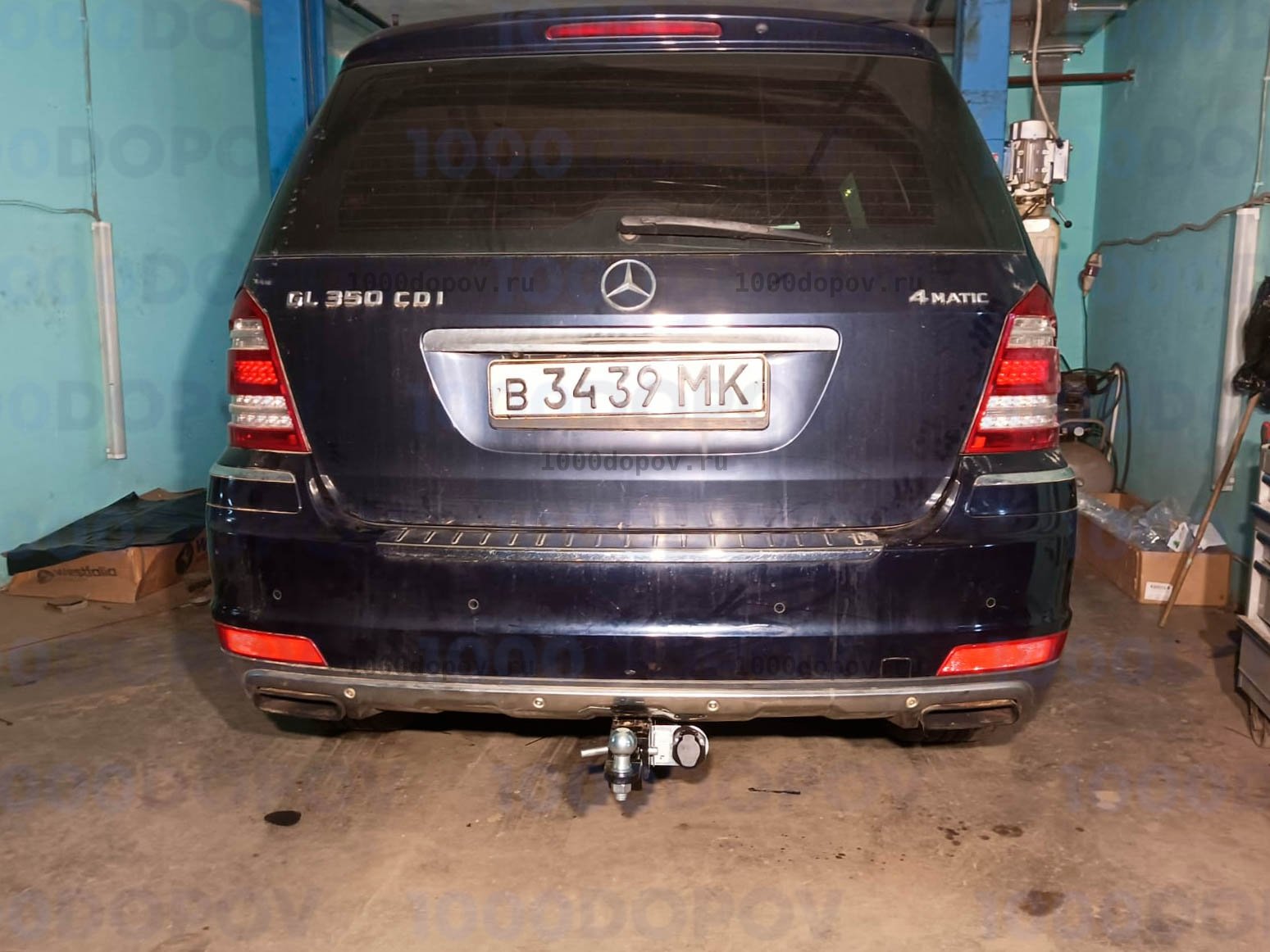 Фаркоп Leader Plus M205-E Mercedes M-Class (W164) 2005-2011 / M-Class (W166) 2012-2015 — рисунок 12