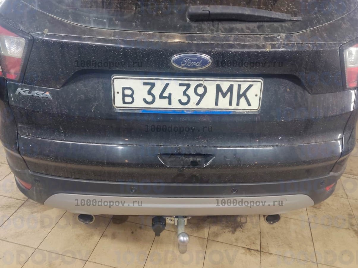 Фаркоп Motodor 90702-A Ford Kuga 2013-н.в. (кроме "свободные руки") (оцинк. шар) — рисунок 3