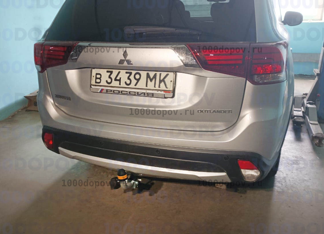Фаркоп Motodor 91312-A Mitsubishi Outlander 2012 - 2019, 2019 - н.в. (оцинк. шар) — рисунок 3
