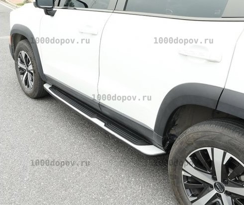 Пороги подножки на Haval Dargo 2022-н.в — рисунок 3