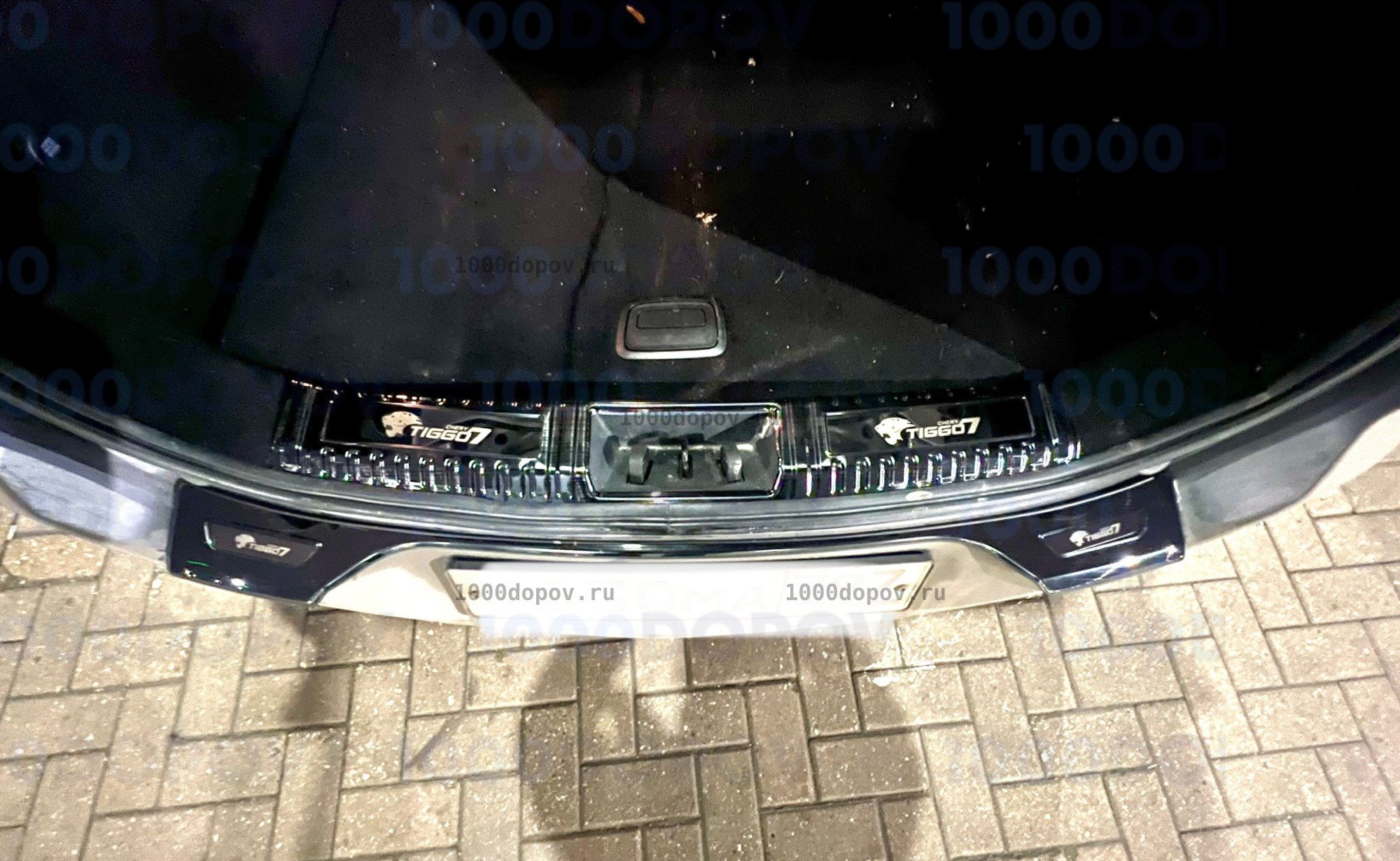 Накладки в проем багажника и на задний бампер для Chery Tiggo 7 pro 2021-н.в — рисунок 4