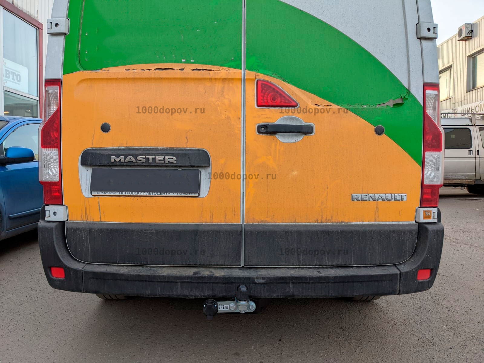 Фаркоп Motodor 91716-FE Renault Master 2010-н.в. (хром. Шар) — рисунок 2