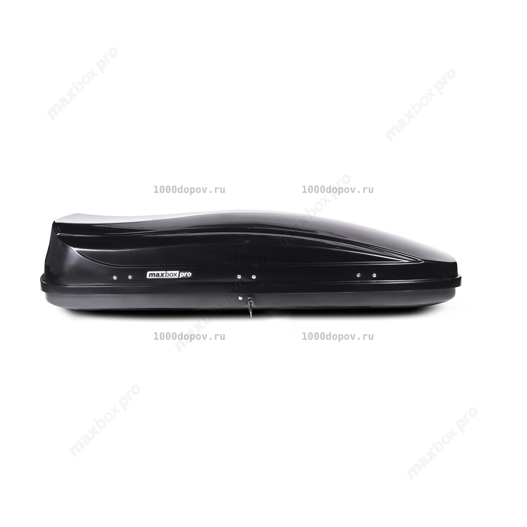 Автобокс MaxBox PRO 520 (большой) черный глянцевый — рисунок 1