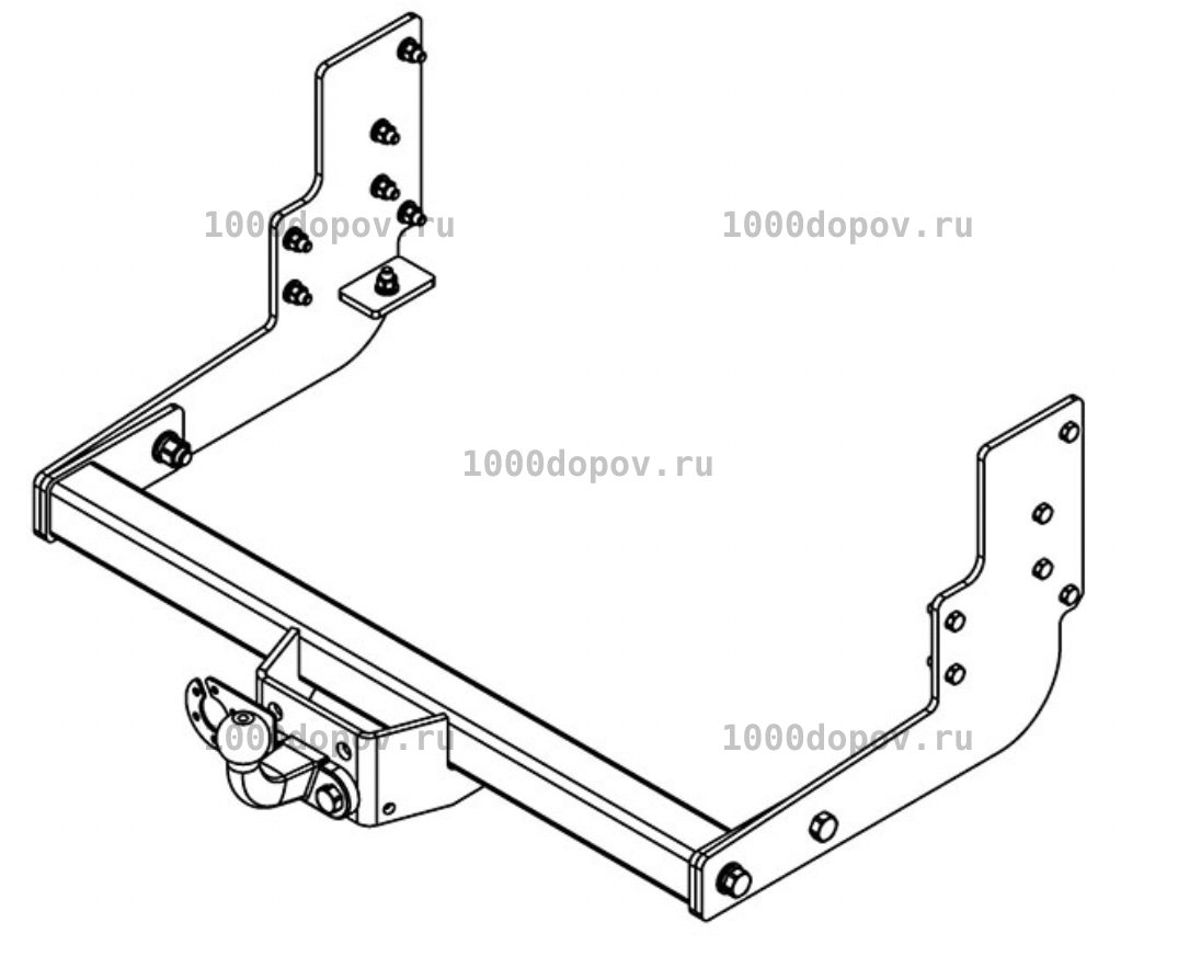 Фаркоп Avtos Gaz-12 Газ A22R22 (Next), A22R32 (Next) 2013-н.в. — рисунок 1