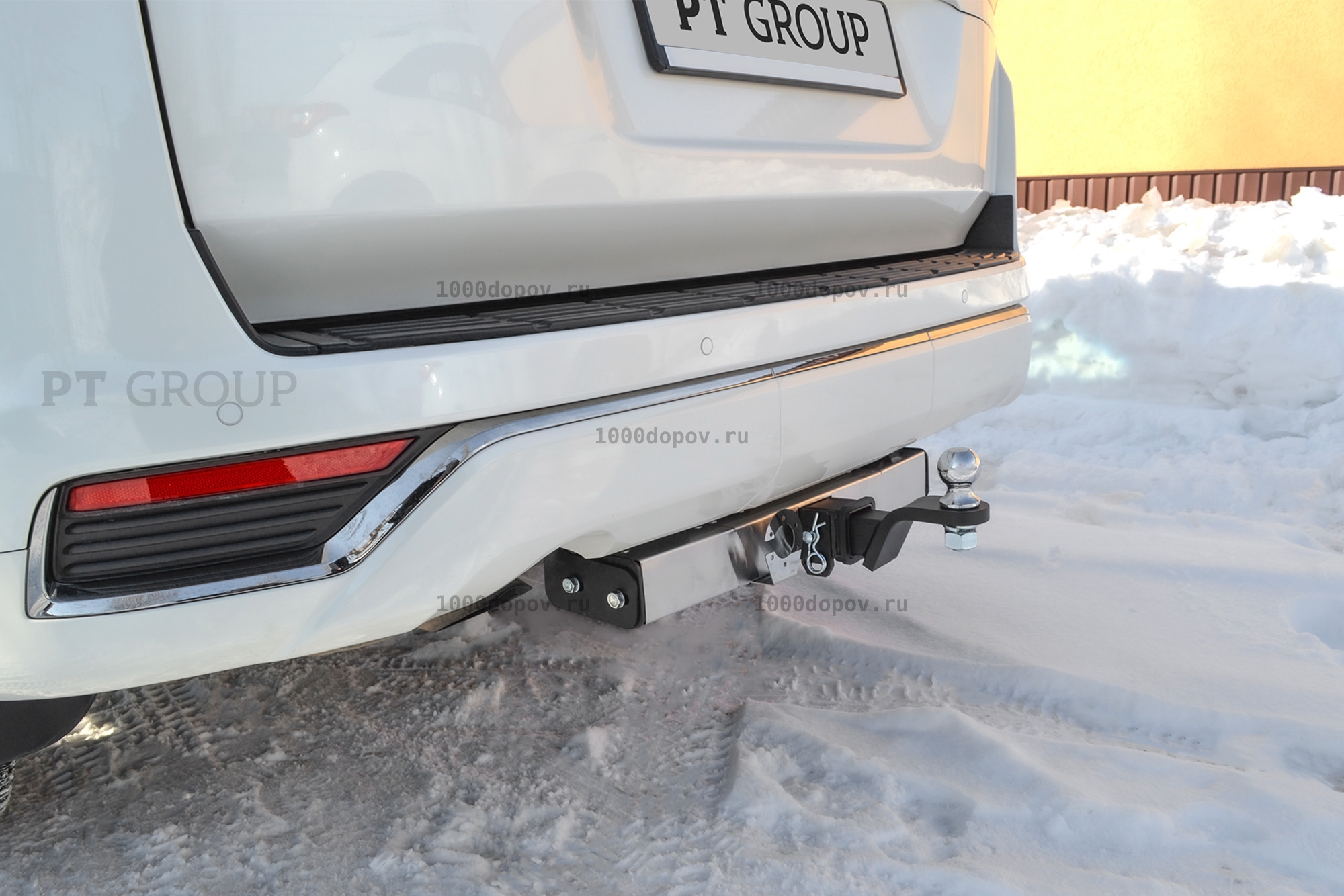 Фаркоп PT GROUP TLT-21-991104.22 для Lexus LX 2022-н.в. (нерж. накладка) — рисунок 1