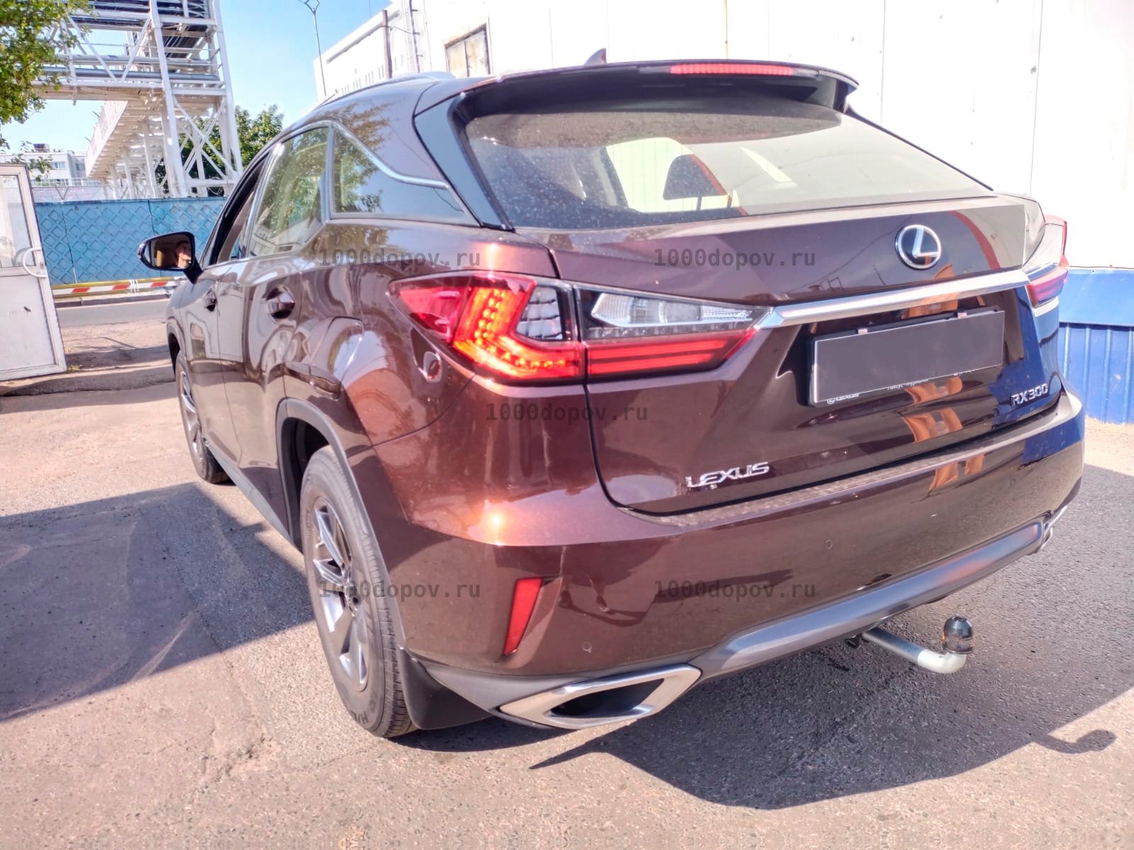 Фаркоп Motodor 95004-A Lexus RX 2016- (кроме версии Long) (оцинк. шар) — рисунок 2