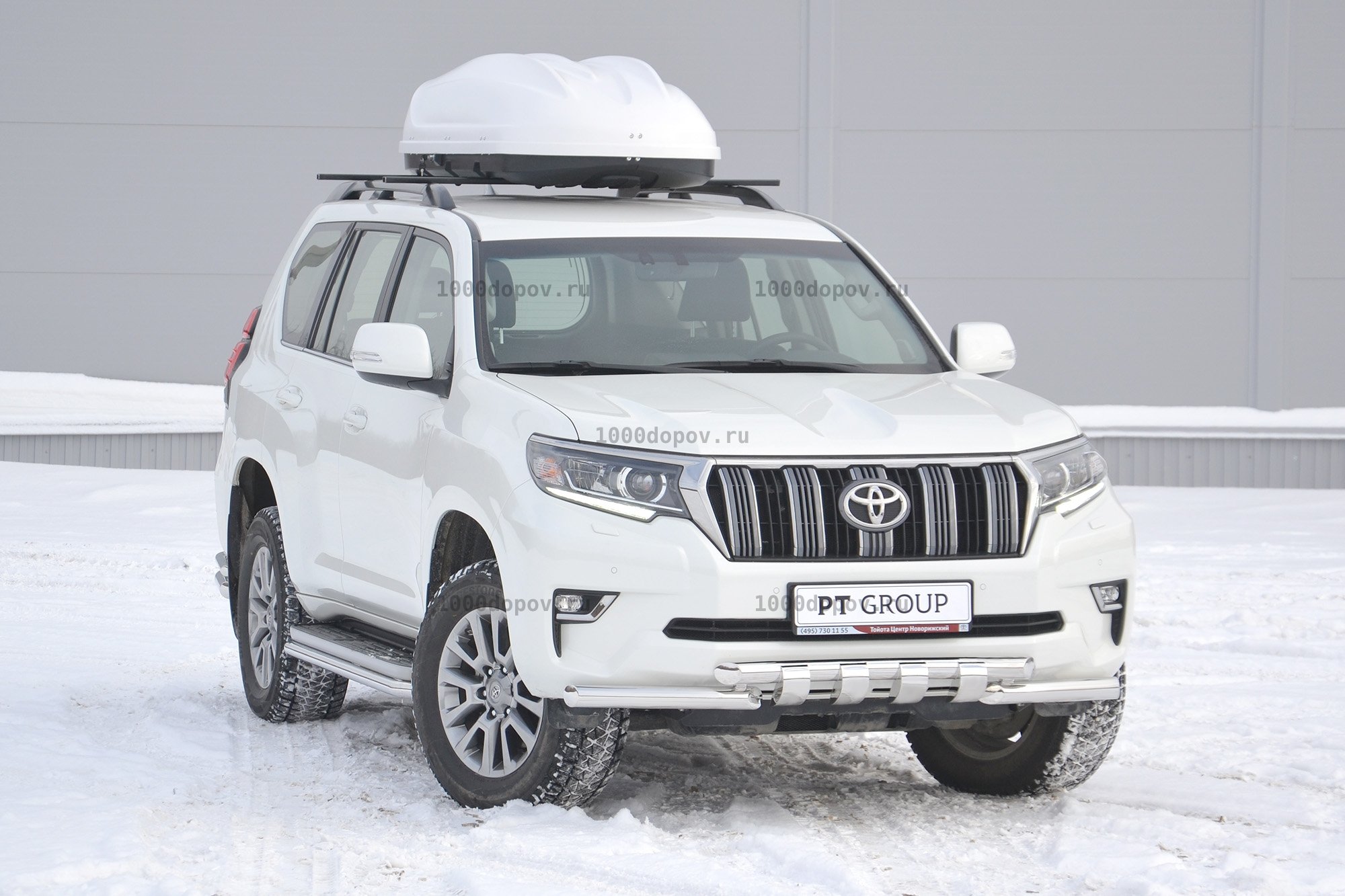 Автобокс ПТ Групп Turino 1 (410 л.) двухсторонний белый — рисунок 3
