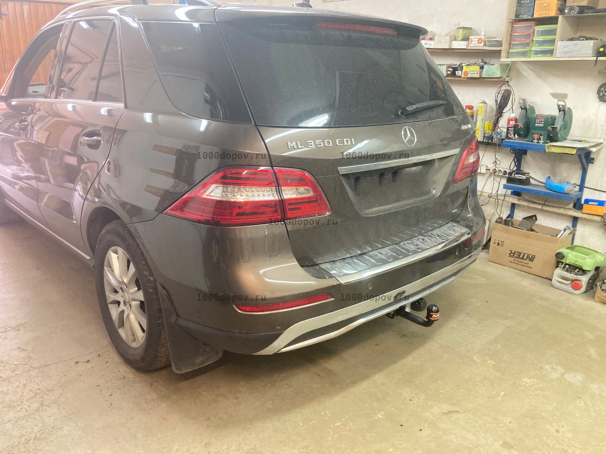 Фаркоп Avtos MB 07 Mercedes GL (x164) 2005 - 2012, GL (x166) 2012 - 2016 — рисунок 17
